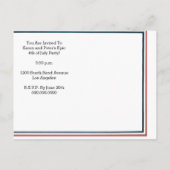 アイコニックヴィンテージアンクルサムパーティー発表 案内ポストカード (裏面)