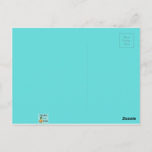 アイコニック原子スターバストはがき ポストカード (裏面)