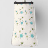 アイコニック原子スターバストパターカバー ゴルフヘッドカバー (回転90)