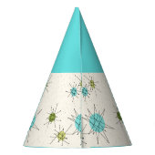 アイコニック原子スターバストパーティー帽子 パーティーハット (裏面)