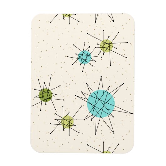 アイコニック原子スターバストフレキシブル磁石 マグネット (縦)