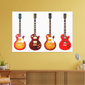 アイコニック電気ギター40x60 キャンバスプリント (インサイチュ (リビング))