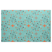 アイコニック1950年代の原子スターバストレトロデザイン ファブリック (ファットクウォーター)