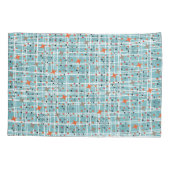 アイコニック1950年代の原子スターバストレトロデザイン 枕カバー (裏面)