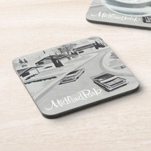 アイコニック60年代ミッドセンチュリーモダンコースター コースター (左側)