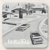 アイコニック60年代ミッドセンチュリーモダンコースター コースター (正面)