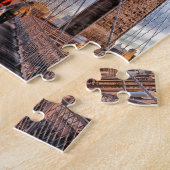 アイコニック・ニューヨーク・ランドマークブルックリンブリッジ ジグソーパズル (側面)