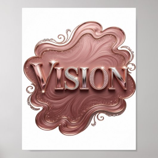 アイコニック ピンクビジョン ポスター (正面)