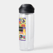アイコニックFRIENDS™パターン ウォーターボトル (背面)