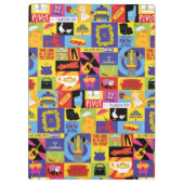 アイコニックFRIENDS™パターン クリップボード (裏面)