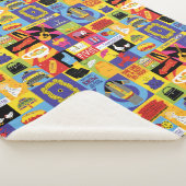 アイコニックFRIENDS™パターン シェルパブランケット (3/4)