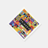 アイコニックFRIENDS™パターン スタンダードカクテルナプキン (角)