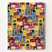 アイコニックFRIENDS™パターン ノートブック (裏面)