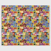 アイコニックFRIENDS™パターン ラッピングペーパー (フラット)