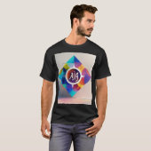 アイコニックJimi Hendrixポスターティー Tシャツ (正面フル)