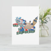 アイコニックLondon Landmarks UKマップ(ブリティッシュ・トラベル) 招待状 (スタンド正面)