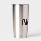 アイコニックNASAサーカ水銀グレー 保温保冷タンブラー (右面)