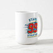 アイコニックNumber 99 – スポはっきりしたーツ コーヒーマグカップ (正面右)