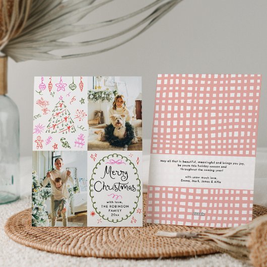 アイコンお洒落手描きメリークリスマス2写真 シーズンカード