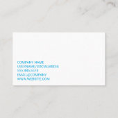 アイコンのクリーニング | シャボン | クリーナーメイド 名刺 (裏面)