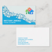 アイコンのクリーニング | シャボン | クリーナーメイド 名刺 (正面/裏面)