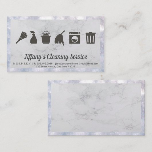 アイコンのクリーニング | 名刺 (正面/裏面)