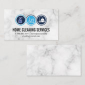 アイコンのクリーニング |大理石背景 名刺 (正面/裏面)