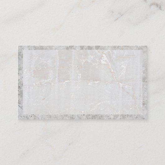 アイコンの修復 |大理石コンクリート名刺 名刺 (裏面)