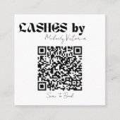 アイコンの後に拡張をラッ気にシュする スクエア名刺 (正面)