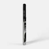 アイコンサムスンケーストレンド抽象芸術ブルー海 SAMSUNG GALAXYケース (右側面)