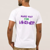 アイコンスクーターのワイシャツ Tシャツ (裏面)