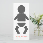アイコンベビーシャワー招待状 招待状 (スタンド正面)