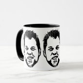 アイコンマグの黒 マグカップ (正面左)