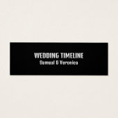 アイコンミニマルのタイムラ結婚インミニカード (裏面)