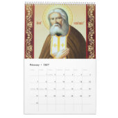 アイコンロシアの カレンダー (2月 2027)