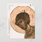 アイコンロシアの: St. George The Martyr ポストカード (正面/裏面)