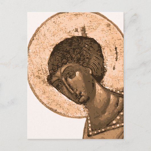 アイコンロシアの: St. George The Martyr ポストカード (正面)