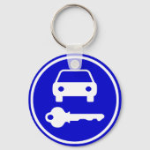 アイコン付きのスペアカー鍵を検索する簡単 キーホルダー (正面)