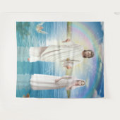 アイコン写真はイエス・キリストを描いた タペストリー (正面(横))