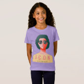 アイコン女子素晴らしジャージーTシャツ Tシャツ (正面フル)