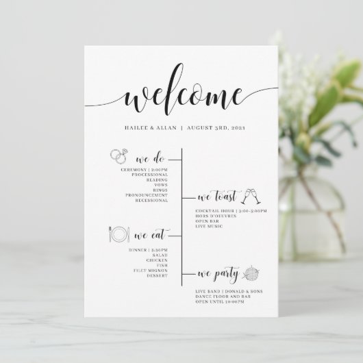 アイコン結婚付きのタイムラインプログラム プログラム (スタンド正面)