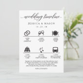 アイコン ウェディング アイテム - 結婚式の案内状とウェルカムメッセージ (スタンド正面)