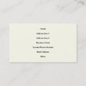 アイコン-レトロのグランジ-ビジネスプロフィールカード 名刺 (裏面)