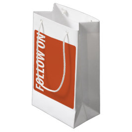 アイコン & ロゴ ボタン ギフト バッグ スモールペーパーバッグ