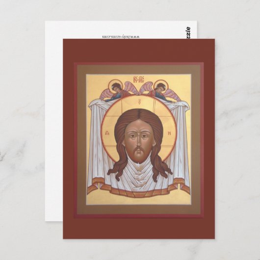 アイコン「手で作らない」はがき ポストカード (正面/裏面)