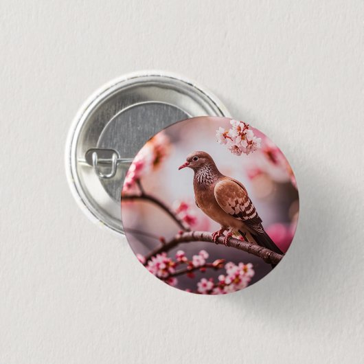 アイコン： dove 缶バッジ (正面&裏面)