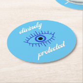 アイコー保護ヒー ラウンドペーパーコースター (アングル)