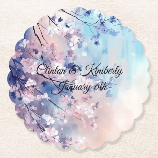 アイコ カスタマイズペーパコースター ペーパーコースター (正面)