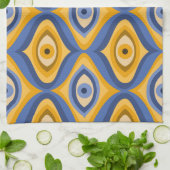 アイサイケデリックパターン キッチンタオル (折り畳み)