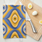 アイサイケデリックパターン キッチンタオル (四つ折り)
